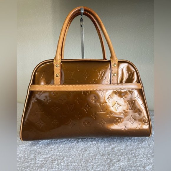 Louis Vuitton Handbags - Louis Vuitton Tompkins Square Bronze Vernis Bag & Wallet